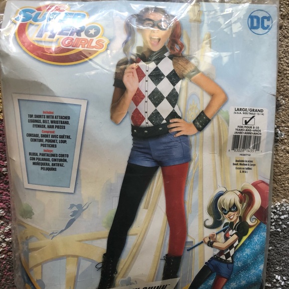 Super Hero Girls DC Comics Harley Quinn Costume - Picture 1 of 3